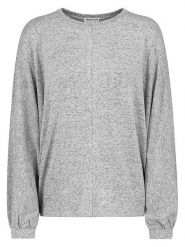 Fresh Made Sweter w kolorze jasnoszarym rozmiar: M/L. Szare swetry Fresh Made, l, bez wzorów, bez ramiączek. Za 70.41 zł.