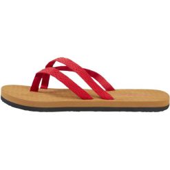 Japonki plażowe damskie O'Neill Ditsy Strap Bloom. Czerwone klapki O'Neill, bez wzorów, z gumy, bez obcasa. Za 69.99 zł.