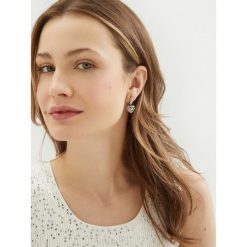 Kolczyki Guess. Szare kolczyki Guess, srebrne. Za 169.99 zł.