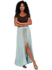 Aller Simplement Spódnica w kolorze błękitnym rozmiar: 34-40. Niebieskie spódnice Aller Simplement, bez wzorów, z bawełny, maxi. Za 82.99 zł.