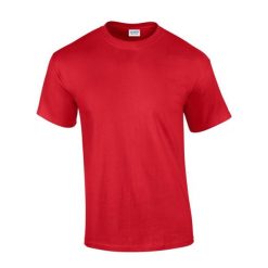 Ultra Bawełniana Koszulka Unisex Dla Dorosłych. Czerwone bluzki GILDAN, xl, bez wzorów, z bawełny, sportowe, bez kołnierzyka, bez ramiączek. Za 34.99 zł.