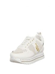 Patrizia Pepe Sneakersy w kolorze złoto-kremowym rozmiar: 38. Brązowe trampki Patrizia Pepe, bez wzorów, z materiału, bez zapięcia. Za 308.95 zł.