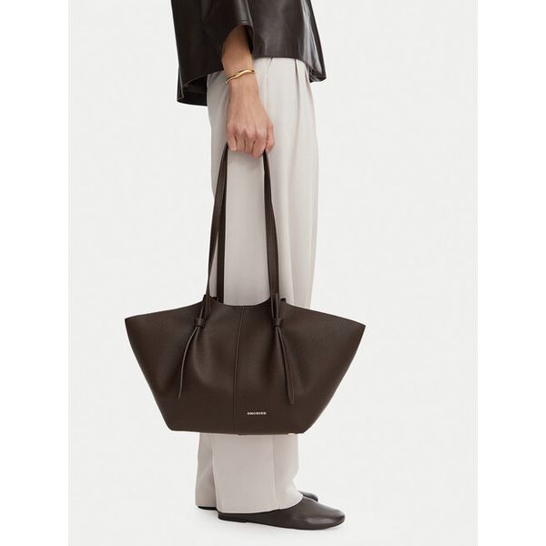 Torebka GINO ROSSI. Brązowe shopper Gino Rossi, bez wzorów, bez dodatków. Za 229.99 zł.