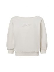 BOSS Orange Bluza - Emay Kobiety Bawełna biały, S. Białe bluzy sportowe BOSS Orange, s, bez wzorów, z bawełny, bez kaptura. Za 479.95 zł.