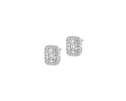 Kolczyki z białego złota z diamentami - 1,40 ct - próba 585. Białe kolczyki Apart, z diamentem, złote. Za 15,990.00 zł.