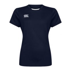 Koszulka damska Canterbury Club Dry. Niebieskie bluzki CANTERBURY, bez wzorów, sportowe, bez kołnierzyka, bez ramiączek. Za 213.00 zł.