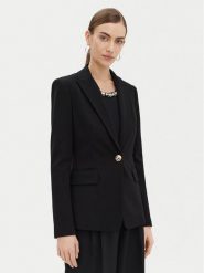 PINKO Marynarka Signum 100254 Czarny Regular Fit. Czarne marynarki i żakiety Pinko, bez wzorów, z wiskozy. Za 1,099.00 zł.