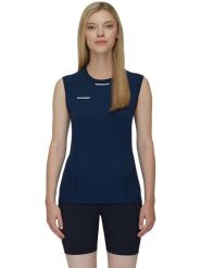 Mammut Top funkcyjny "Aenergy FL Cap" w kolorze granatowym rozmiar: M. Niebieskie topy Mammut, m, bez wzorów, bez kołnierzyka, bez ramiączek. Za 164.95 zł.