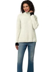 Heine Golf w kolorze kremowym rozmiar: 42. Brązowe golfy Heine, bez wzorów, bez ramiączek. Za 50.95 zł.