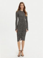 NORMA KAMALI Sukienka codzienna KK3243PLD25657 Szary Slim Fit. Szare sukienki Norma Kamali, na co dzień, s, bez wzorów, z syntetyku, bez kołnierzyka, bez ramiączek, proste. Za 809.99 zł.