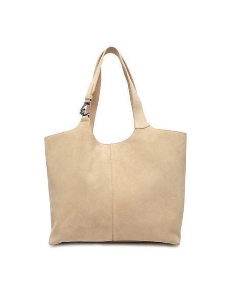 Coccinelle Torebka THE Coccinelle C-Easy E1 THE 11 01 01 Beżowy. Brązowe shopper Coccinelle, bez wzorów, ze skóry, bez dodatków. Za 1,339.00 zł.