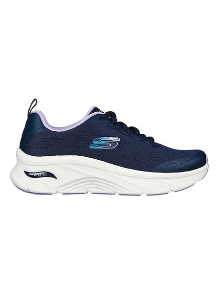 Skechers Sneakersy w kolorze granatowym rozmiar: 37. Niebieskie trampki Skechers, bez wzorów, bez zapięcia. Za 170.87 zł.