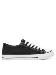 DeeZee Trampki CT0513-26 Czarny. Czarne trampki DeeZee, bez wzorów, z materiału, bez zapięcia. Za 69.99 zł.