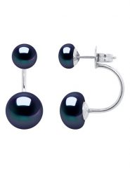 ATELIERS SAINT GERMAIN Srebrne kolczyki-wkrętki z perłami rozmiar: onesize. Szare kolczyki ATELIERS SAINT GERMAIN, z perłą, srebrne. Za 382.99 zł.