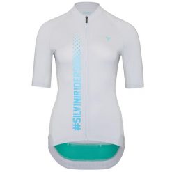 Koszulka rowerowa (z krótkim rękawem) damska SILVINI Women Jersey MAZZANA. Szare koszulki sportowe Silvini, bez wzorów, z jersey, bez ramiączek. Za 324.50 zł.