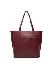 Lasocki Torebka C-LSK-L-001-08 Bordowy. Czerwone shopper Lasocki, bez wzorów, z materiału, bez dodatków. Za 189.99 zł.