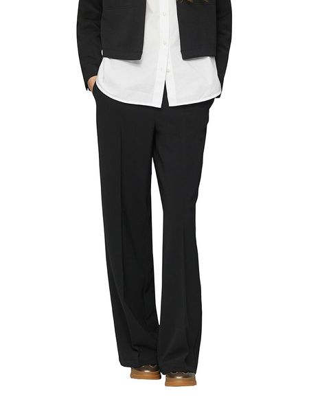 S.Oliver Spodnie w kolorze czarnym rozmiar: 36. Czarne spodnie materiałowe S.Oliver, na co dzień, s, bez wzorów, z materiału. Za 117.17 zł.