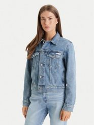 Calvin Klein Jeans Kurtka jeansowa Classic LV047E904G Niebieski Regular Fit. Niebieskie kurtki Calvin Klein Jeans, l, bez wzorów, z bawełny, bez kaptura. Za 529.99 zł.