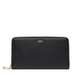 Portfel BOSS. Czarne portfele Boss, bez wzorów. Za 305.99 zł.