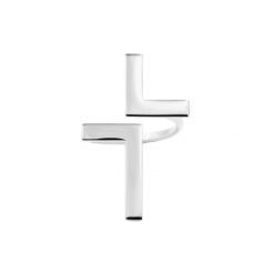 Pierścionek Cross posrebrzany. Pierścionki Lilou, posrebrzane. Za 79.00 zł.