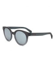 Levi's Okulary przeciwsłoneczne unisex w kolorze antracytowo-błękitnym rozmiar: 50. Czarne okulary przeciwsłoneczne Levi's®, bez wzorów, z tworzywa sztucznego. Za 164.95 zł.