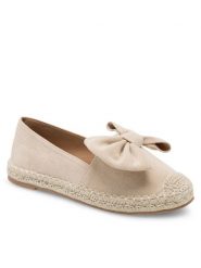 DeeZee Espadryle KL601-69 Beżowy. Brązowe espadryle DeeZee, bez wzorów, z materiału, bez obcasa, bez zapięcia. Za 99.99 zł.