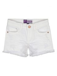 RAIZZED® Szorty dżinsowe "Louisianna" w kolorze białym rozmiar: 116. Białe szorty z aplikacjami, ze skóry, klasyczne. Za 60.99 zł.