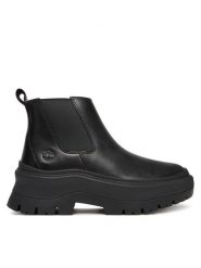 Timberland Sztyblety Roxie lane Mid TB0A28XMW021 Czarny. Czarne botki Timberland, bez wzorów, ze skóry, bez obcasa, na płaskiej podeszwie, bez zapięcia. Za 719.99 zł.