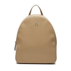 Plecak Tommy Jeans. Brązowe plecaki Tommy Jeans, bez wzorów, z jeansu. Za 699.99 zł.