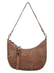 HIDE & STITCHES Skórzana torebka w kolorze jasnobrązowym - 28 x 16 x 6 cm rozmiar: onesize. Brązowe torby na ramię HIDE & STITCHES, bez wzorów, z materiału, na ramię, bez dodatków. Za 252.99 zł.