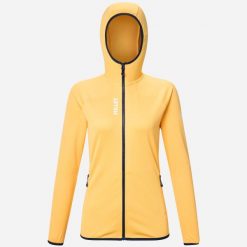 Bluza damska termiczna MILLET W Lokka Hoodie Iii granatowy. Żółte bluzy Millet, na lato, xs, bez wzorów, z dzianiny, z kapturem. Za 339.00 zł.