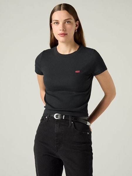 Levi's Koszulka w kolorze czarnym rozmiar: XXL. Czarne bluzki Levi's®, s, bez wzorów, z bawełny, bez kołnierzyka, bez ramiączek. Za 65.95 zł.