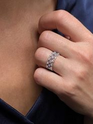 OR Carats Złoty pierścionek z kamieniami szlachetnymi rozmiar: 54. Niebieskie pierścionki OR Carats, z topazem, złote. Za 964.11 zł.