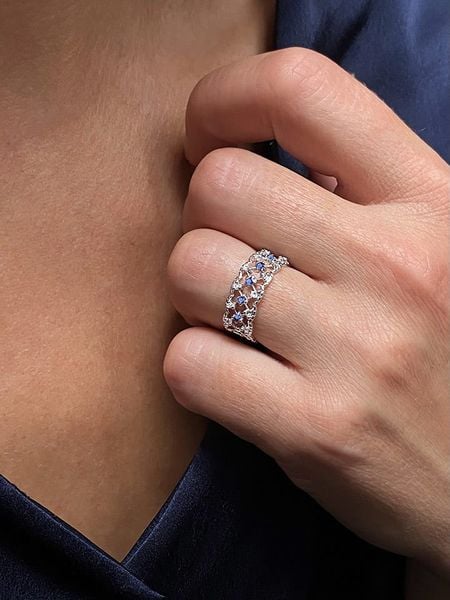 OR Carats Złoty pierścionek z kamieniami szlachetnymi rozmiar: 54. Niebieskie pierścionki OR Carats, z topazem, złote. Za 964.11 zł.