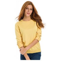 Galvanni sweter damski Sli L żółty. Żółte swetry Galvanni, l, bez wzorów, bez ramiączek. Za 239.00 zł.