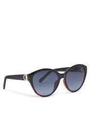 Fossil Okulary przeciwsłoneczne 2146/G/S 207352 Czarny. Czarne okulary przeciwsłoneczne Fossil, bez wzorów, z tworzywa sztucznego. Za 219.99 zł.