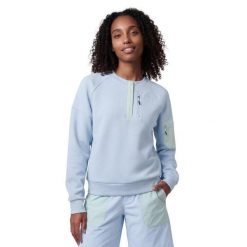 Damska techniczna bluza trekkingowa Siroko Tatras-W Blue. Niebieskie bluzy SIROKO, uniwersalny, bez wzorów, z dzianiny, bez kaptura. Za 211.00 zł.