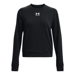 Damska bluza z kołnierzem typu crew neck Under Armour Rival. Białe bluzy sportowe Under Armour, s, bez wzorów, z polaru, bez kaptura. W wyprzedaży za 143.90 zł.