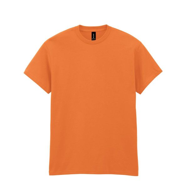 Ciężka Bawełniana Koszulka Unisex Dla Dorosłych. Czerwone bluzki GILDAN, xl, bez wzorów, z bawełny, sportowe, bez kołnierzyka, bez ramiączek. Za 40.99 zł.