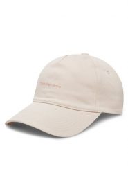 Calvin Klein Jeans Czapka z daszkiem Printed Monologo Cap LV04K5027G Różowy. Czerwone czapki Calvin Klein Jeans, bez wzorów, z bawełny. Za 79.99 zł.