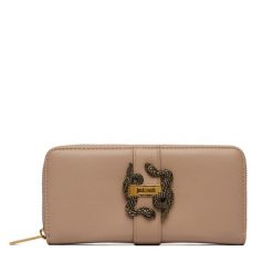 Portfel Just Cavalli. Brązowe portfele Just Cavalli, bez wzorów. Za 429.99 zł.