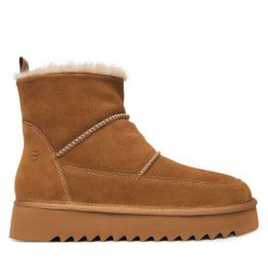 Śniegowce Tamaris. Brązowe trapery i śniegowce Tamaris. Za 399.99 zł.