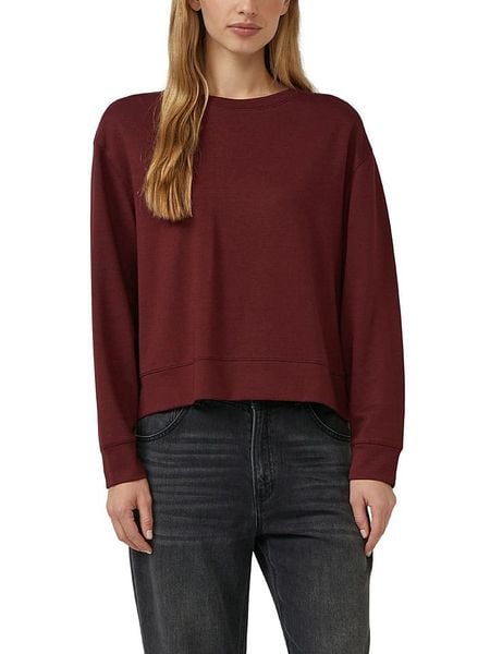 S.Oliver Bluza w kolorze bordowym rozmiar: 42. Czerwone bluzy S.Oliver, s, bez wzorów, bez kaptura. Za 97.96 zł.