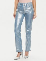 Guess Jeansy W5RA0J D5JS1 Niebieski Regular Fit. Niebieskie jeansy Guess, z aplikacjami. Za 479.99 zł.
