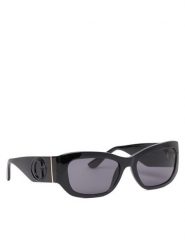 Guess Okulary przeciwsłoneczne GU00253 Czarny. Czarne okulary przeciwsłoneczne Guess, z aplikacjami. Za 479.99 zł.