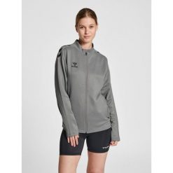 Bluza sportowa damska Hummel half zip Core XK. Szare bluzy Hummel, xl, bez wzorów, z dresówki, bez kaptura. Za 181.50 zł.