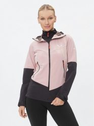 Salewa Kurtka outdoor Sella DST 28469 Różowy Regular Fit. Czerwone kurtki sportowe Salewa, bez wzorów, z syntetyku, bez kaptura, outdoorowe. Za 658.99 zł.