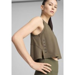 Damski top bez rękawów PUMA x HYROX CLOUDSPUN PUMA Loden Green. Zielone topy Puma, xl, bez wzorów, bez kołnierzyka, bez ramiączek. W wyprzedaży za 114.00 zł.