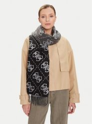 Guess Szalik AM9561POL03 Szary. Szare rękawiczki Guess, z aplikacjami, z materiału. Za 239.99 zł.