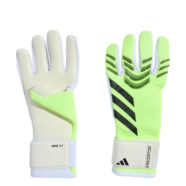 Rękawice bramkarskie Predator League. Białe rękawiczki Adidas, bez wzorów, sportowe. W wyprzedaży za 194.35 zł.